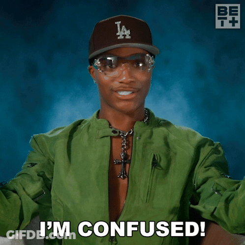 Man With Hat And Glasses Saying I'm Confused GIF