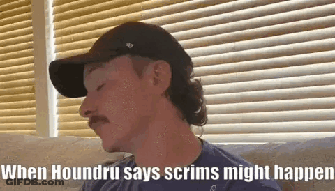 Man With Hat And Mustache Sitting With Eyes Closed GIF