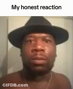 Man With Hat Making Funny Face My Honest Reaction GIF