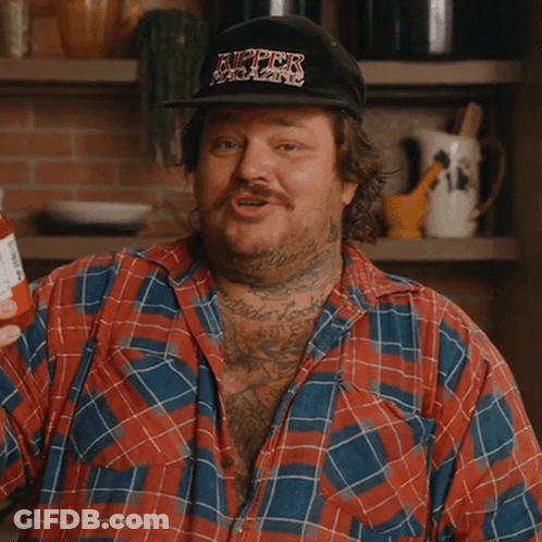 Man With Hat Saying Bitter Magazine GIF