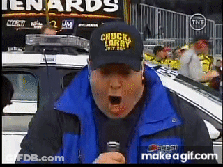 Man With Hat Saying Chuck Larry GIF