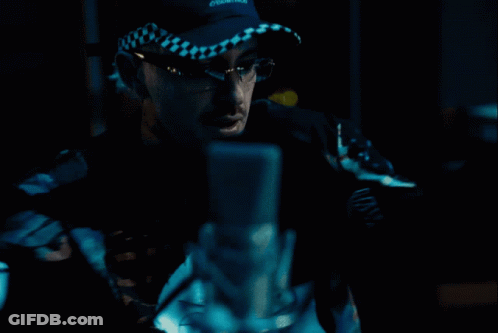 Man With Hat Saying Creative Control GIF