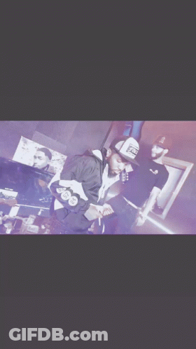 Man With Hat Saying EC GIF