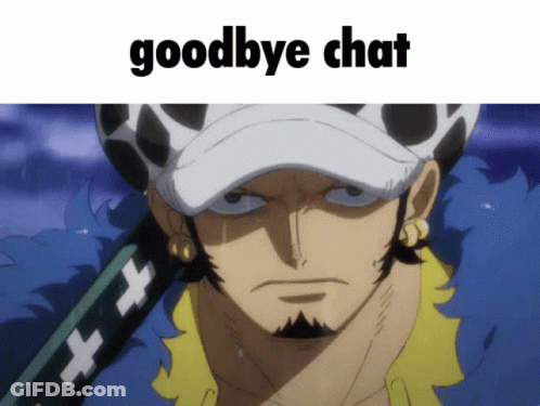 Man With Hat Saying Goodbye Chat GIF