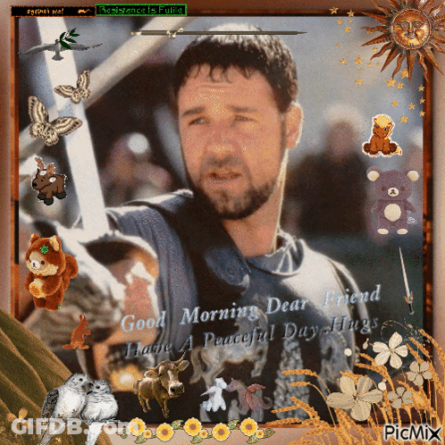 Man With Hat Saying Mack GIF