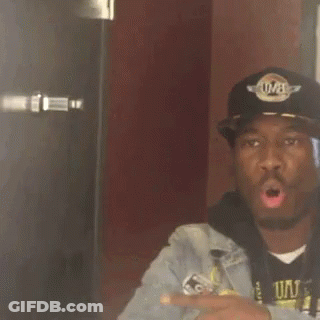 Man With Hat Saying UVA Talking To Another Man GIF