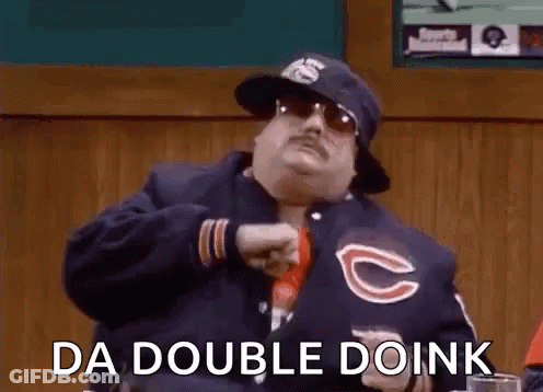 Man With Hat Sunglasses Chicago Bears Jacket Beer GIF