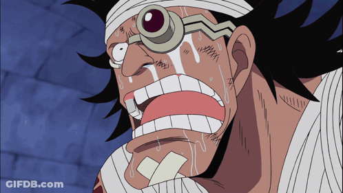 Man With Head Bandage Crying GIF