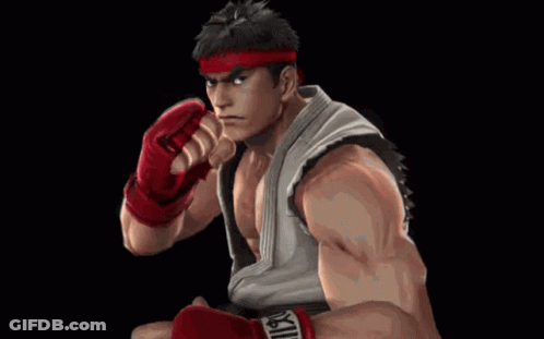 Man With Headband And Boxing Gloves Saying Kill GIF