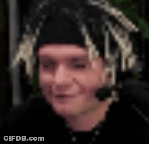 Man With Headband And Headphones GIF