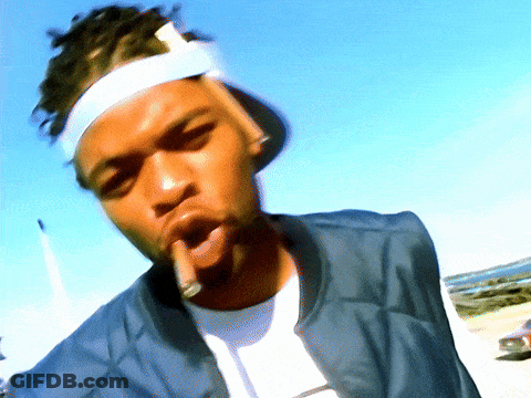 Man With Headband And Jacket GIF