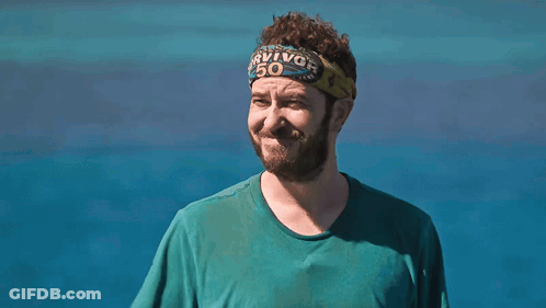 Man With Headband Number 50 GIF