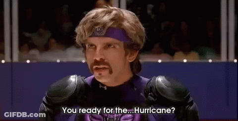 Man With Headband Saying You Ready For The Hurricane GIF