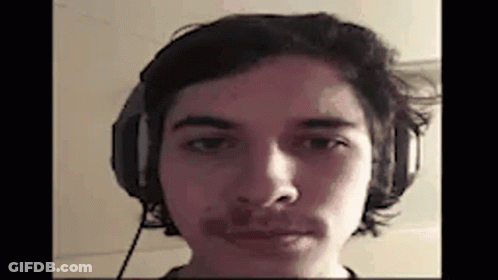 Man With Headphones GIF