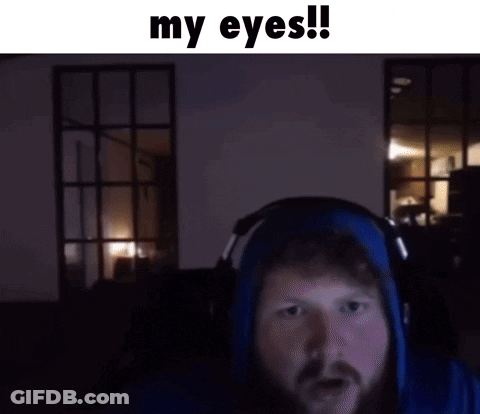 Man With Headphones And Blue Hoodie My Eyes GIF