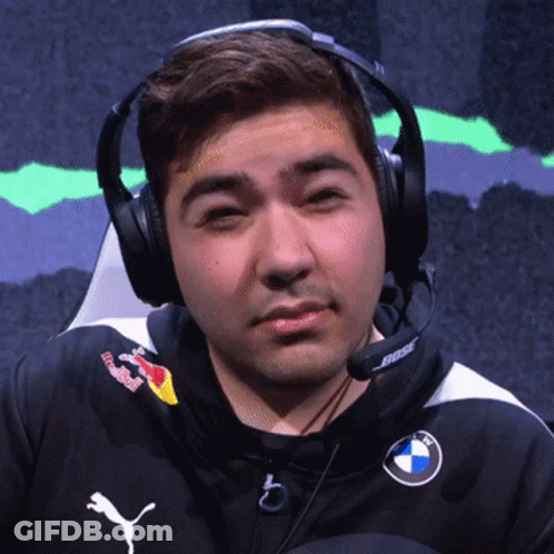 Man With Headphones And Bose Logo Shirt GIF