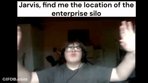 Man With Headphones And Glasses Hands In Air GIF