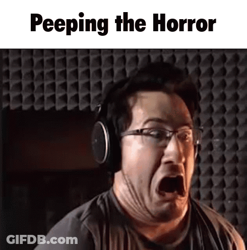 Man With Headphones And Glasses Making Funny Face GIF