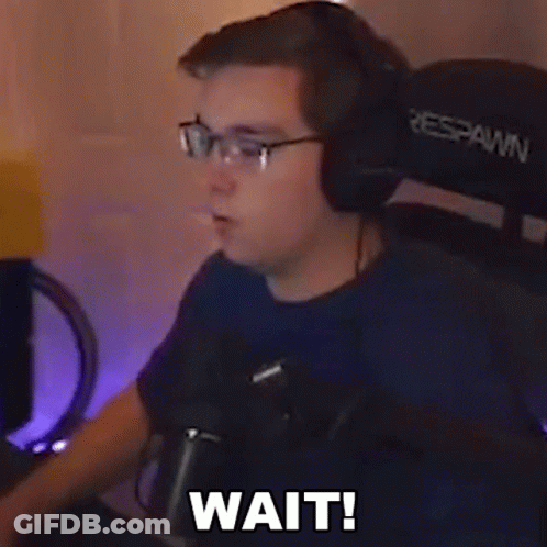 Man With Headphones And Glasses Saying There's Another One GIF