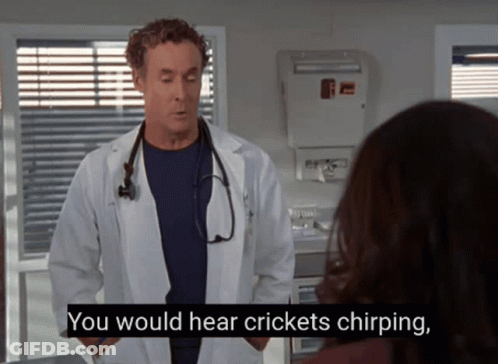 Man With Headphones And Glasses Says Here I Am GIF