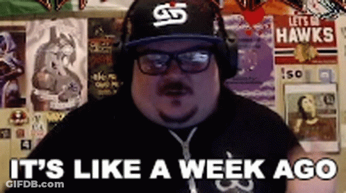 Man With Headphones And Hat On Video Call GIF