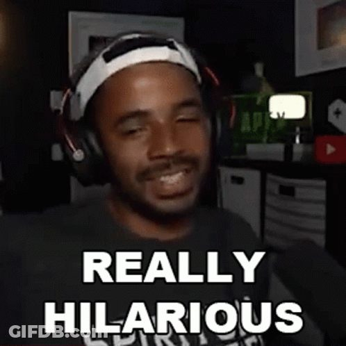 Man With Headphones And Headband Making Funny Face GIF