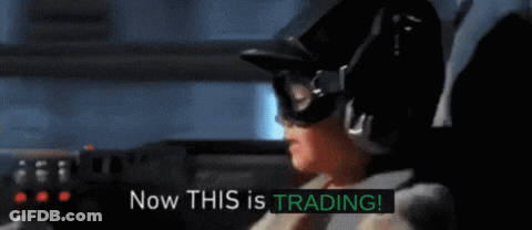 Man With Headphones And Helmet Saying Now This Is Trading GIF