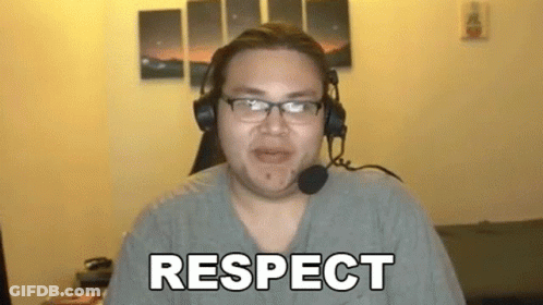 Man With Headphones And Microphone At Computer GIF