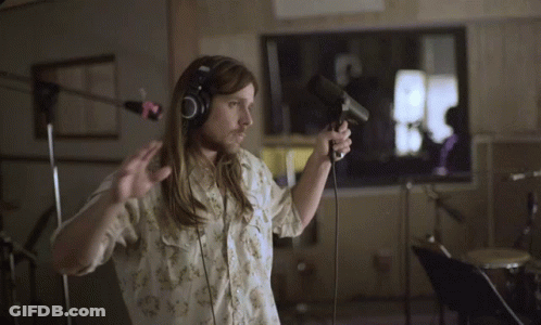 Man With Headphones And Microphone GIF