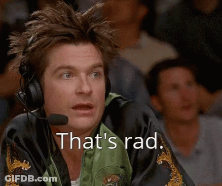 Man With Headphones And Microphone Saying That's Rad GIF