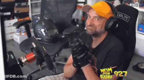 Man With Headphones And Oplite Hat GIF
