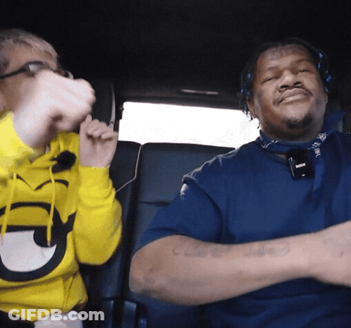 Man With Headphones And Rode Lanyard GIF
