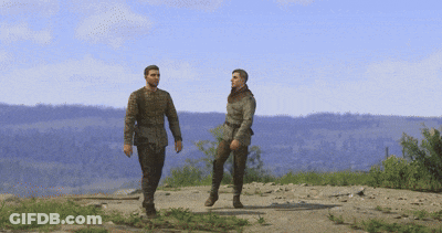 Man With Headphones And Shield T-Shirt GIF