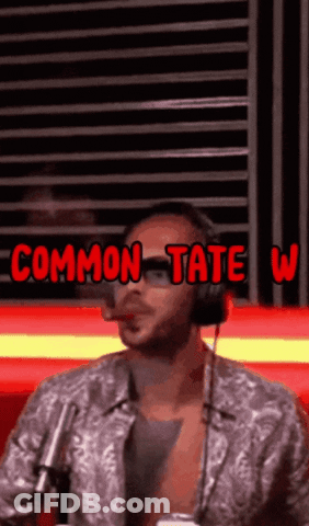 Man With Headphones And Sunglasses Saying Common Tate W GIF