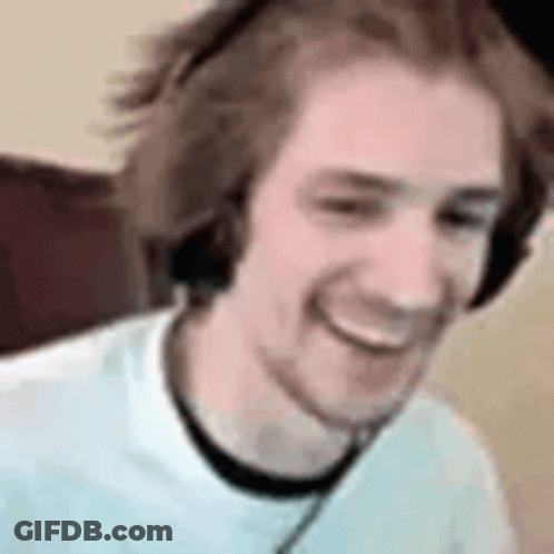 Man With Headphones And White Shirt Smiling GIF