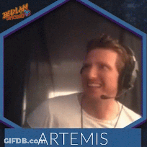 Man With Headphones Artemis GIF