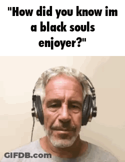 Man With Headphones Asking How Did You Know I'm A Black Souls Enjoyer GIF