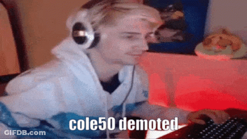 Man With Headphones At Computer Cole50 Demoted GIF