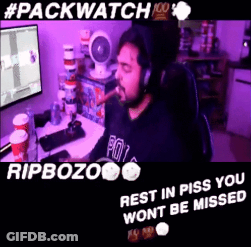 Man With Headphones At Computer #Packwatch 100 GIF