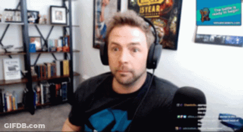 Man With Headphones At Microphone 15 Year GIF