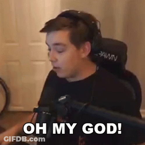 Man With Headphones At Microphone GIF