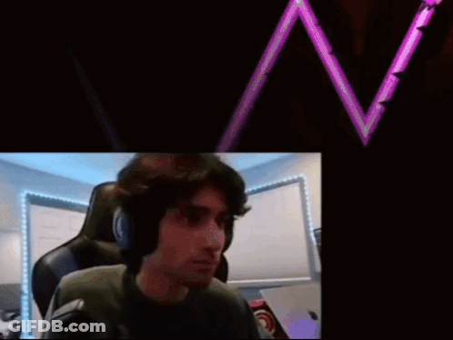 Man With Headphones At Music Screen GIF