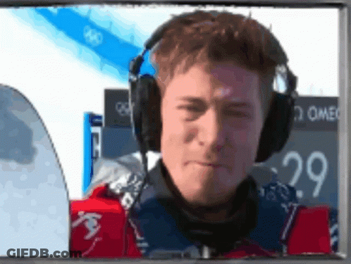 Man With Headphones At Scoreboard 29 GIF