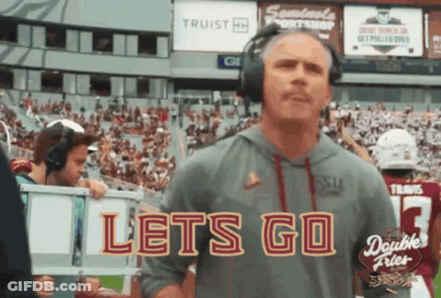 Man With Headphones Before Lets Go Sign GIF