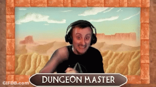 Man With Headphones Dungeon Master GIF