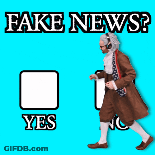 Man With Headphones Fake News Yes Or No GIF