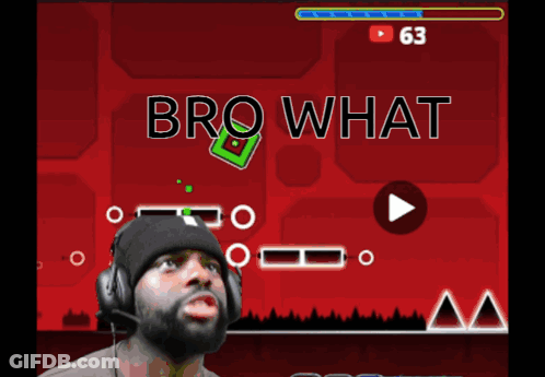 Man With Headphones Gaming Bro What GIF
