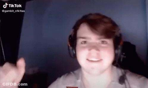 Man With Headphones Giving Thumbs Up GIF