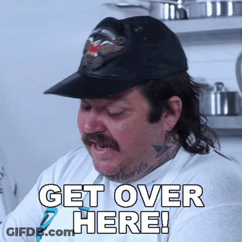 Man With Headphones Holding Plate Of Food GIF