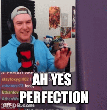 Man With Headphones In Front Of Microphone Ah Yes Perfection GIF